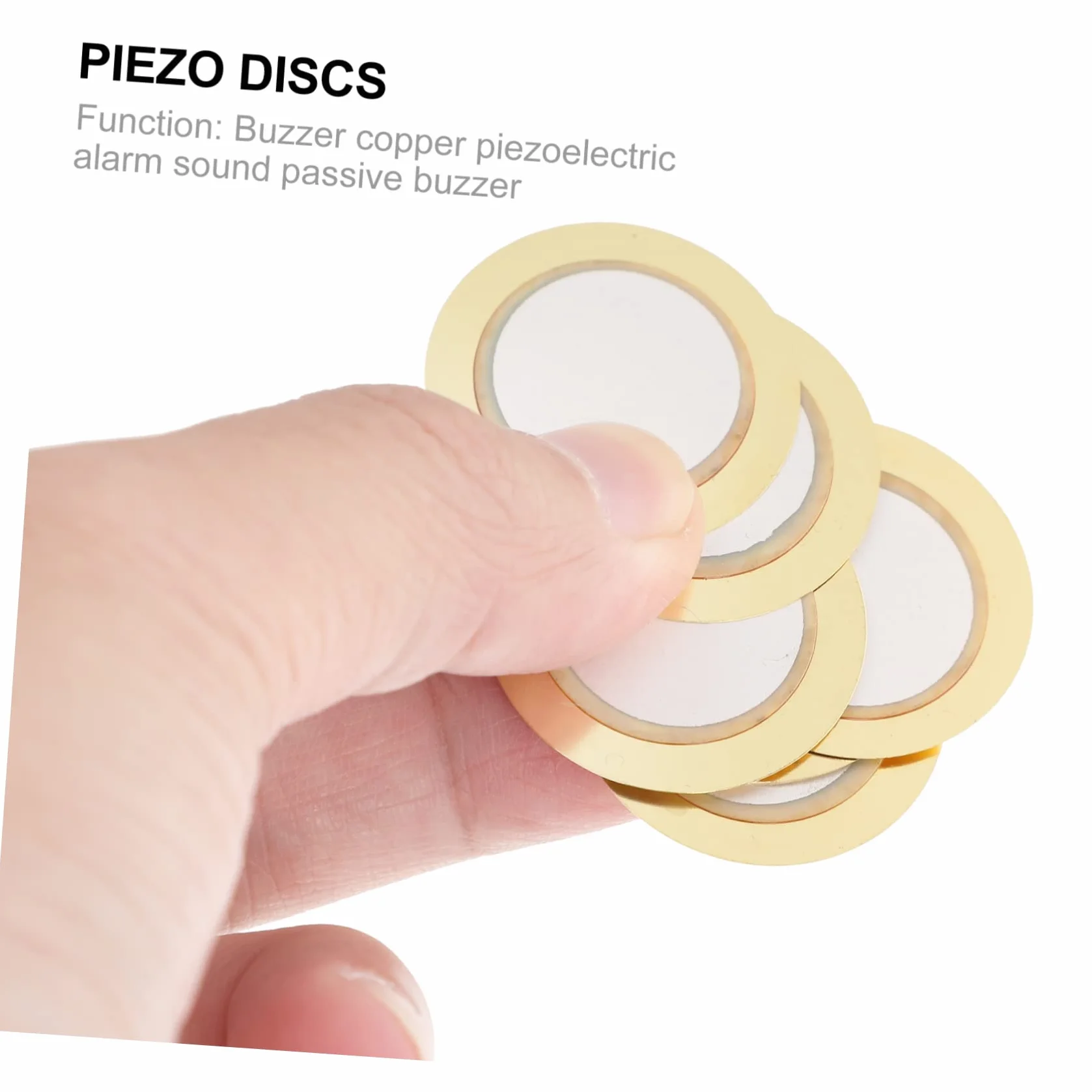 Abaodam Piezo Buzzer Disc 150 Pz Cicalino Da 27 Mm Piezoelettrico Trasduttore Pickup Acustico Elettrodomestici Cicalino Acustico Di Innesco Guarnizione Pellicola Cicalino Rame