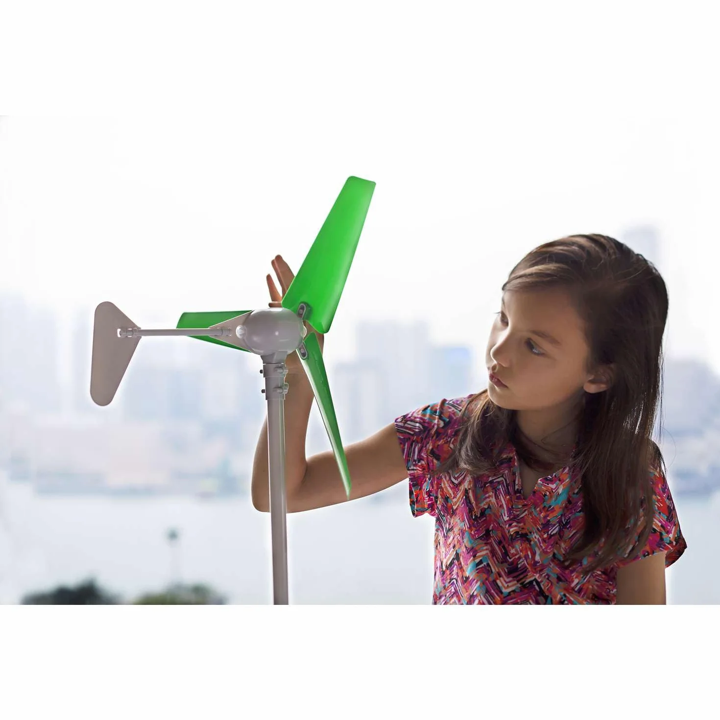 4M 00-3378 Crea una Pala Eolica Azionata dal Vento, Senza Batterie, Giocattolo Stem, Giochi Ecologici per Bambini, Kit Scientifico Educativo, +5 Anni