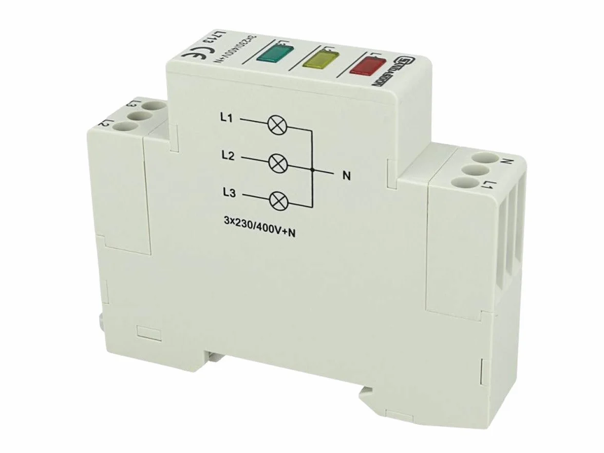 SD-L713 Indicatore Luminoso Led Tri Fasi Per Guida DIN Spia di Segnalazione