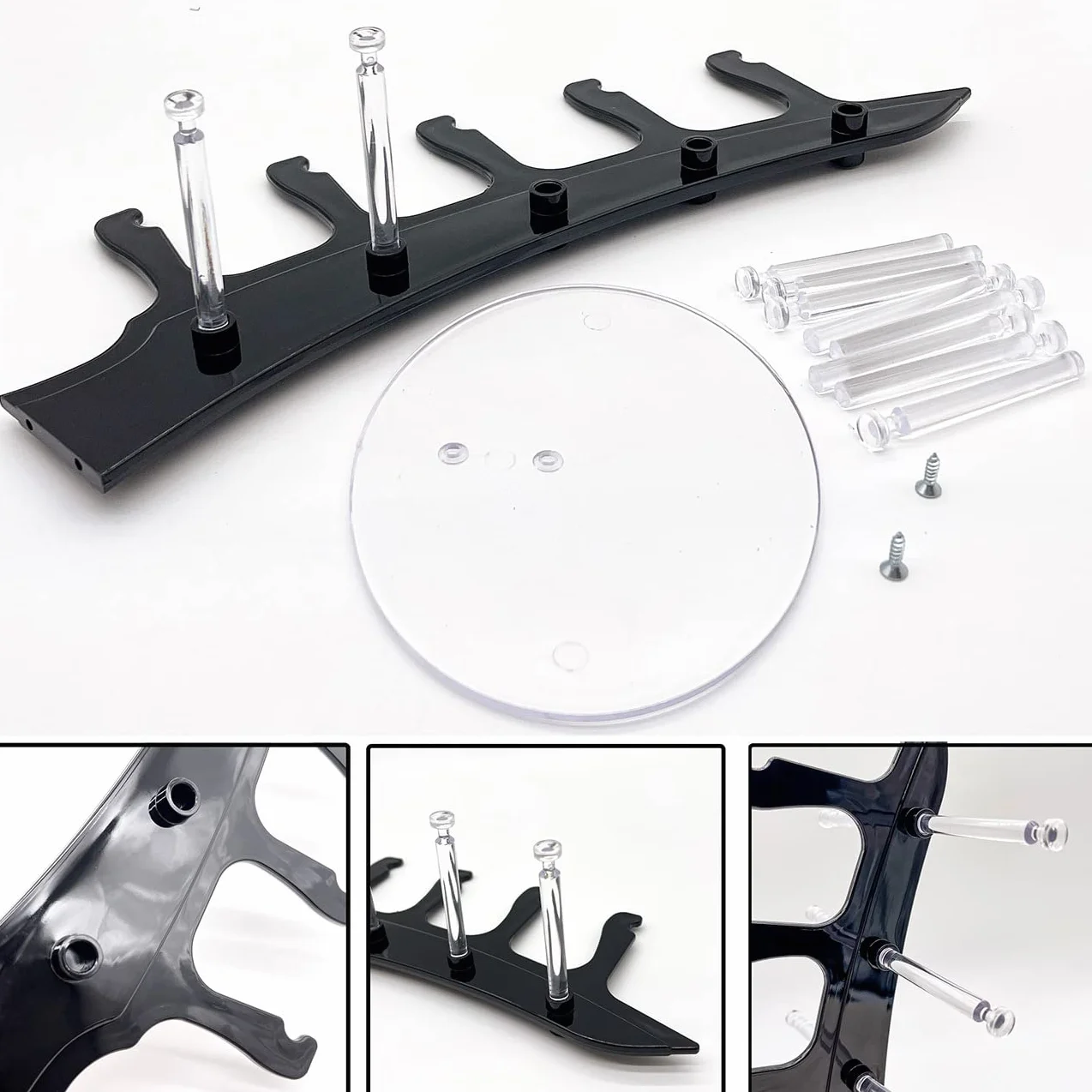 Supporto per occhiali Portaocchiali Espositore Da Sole Per Occhiali a 5 Strati Sole Sunglasses Display per la Conservazione e la Presentazione, per casa, ufficio, scrivania, idea regalo