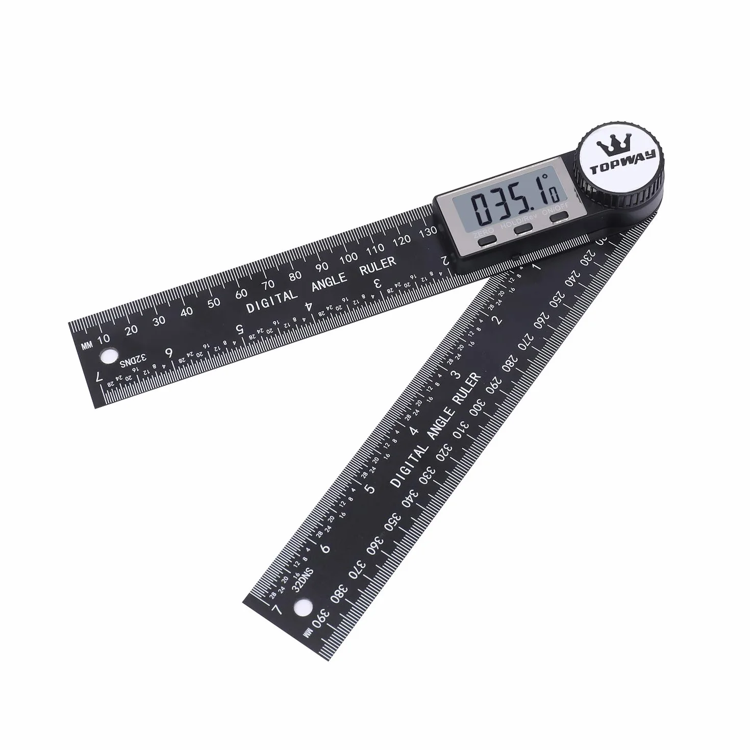 TOPWAY Digital Angle Finder 8" 200mm 0-360° Goniometro Digitale Inclinometro Elettronico