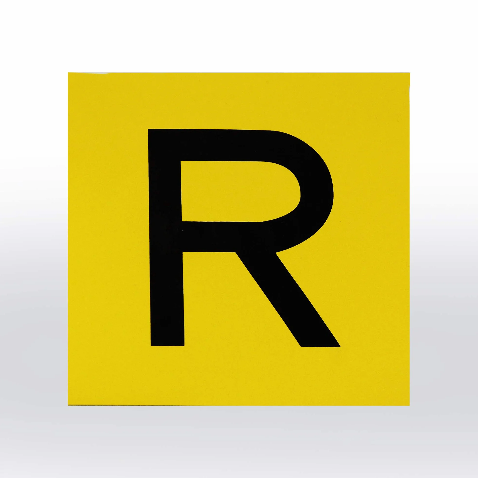 Adesivi ADR “R” etichette per segnalazione trasporto rifiuti pericolosi 150x150 mm (100)