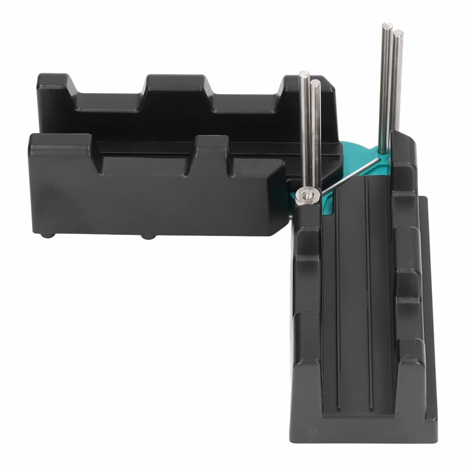 ABS Nero Utensile da Taglio per Angoli Obliqui 2 in 1 Alta Precisione 85-180 Gradi Morsetto Goniometro