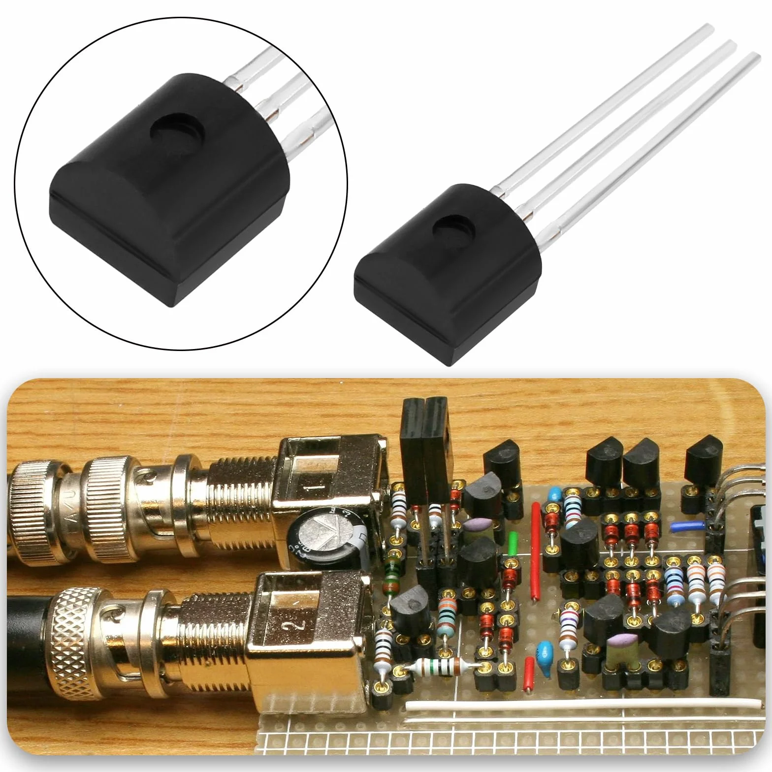 Create idea Transistor a effetto di campo di giunzione a 3 pin a canale N, a basso rumore, ad inserimento diretto, transistor audio, 2SK170GR, 40 V, 15 mA, per amplificatore audio, 20 pezzi