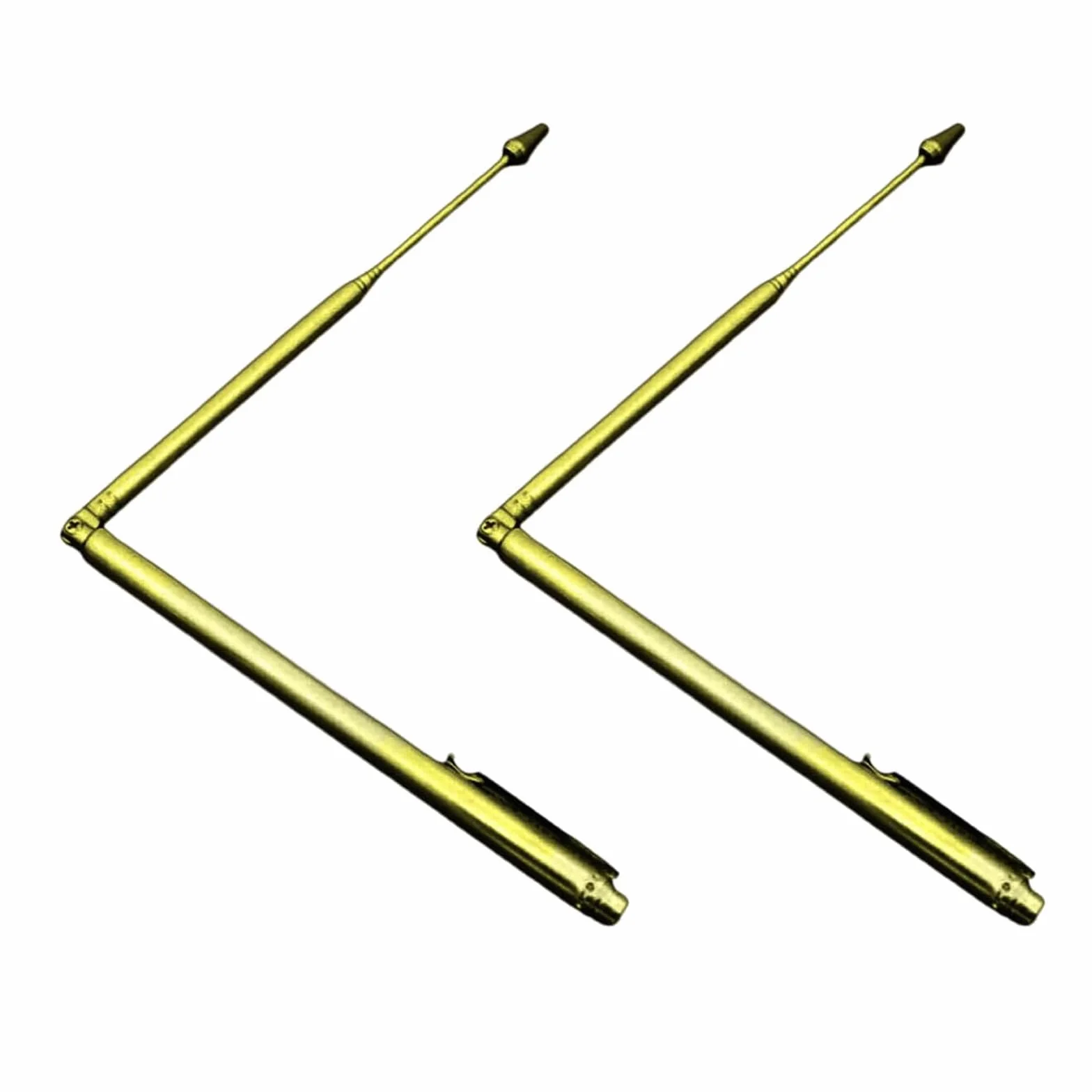 2 Pezzi Bacchette Rabdomante Professionali d'Ottone - Bacchette di Radioestesia per Geobiologia, FengShui, Aste di Radiestesia Professionali, Aste Radiestesia di