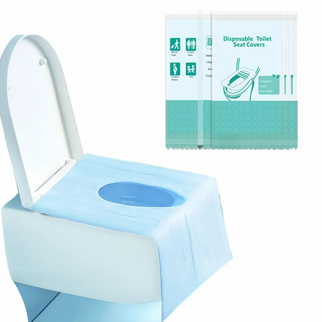 Copriwater usa e getta universale antibatterico impermeabile 20 pz per viaggio casa ospedale
