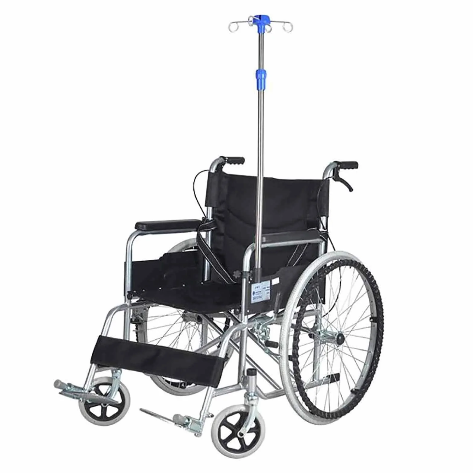 IV Asta Portaflebo Retrattile, Supporto per flebo per Sedia a rotelle, Asta per flebo con Acciaio Inossidabile, espositore per espositore Regolabile in Altezza