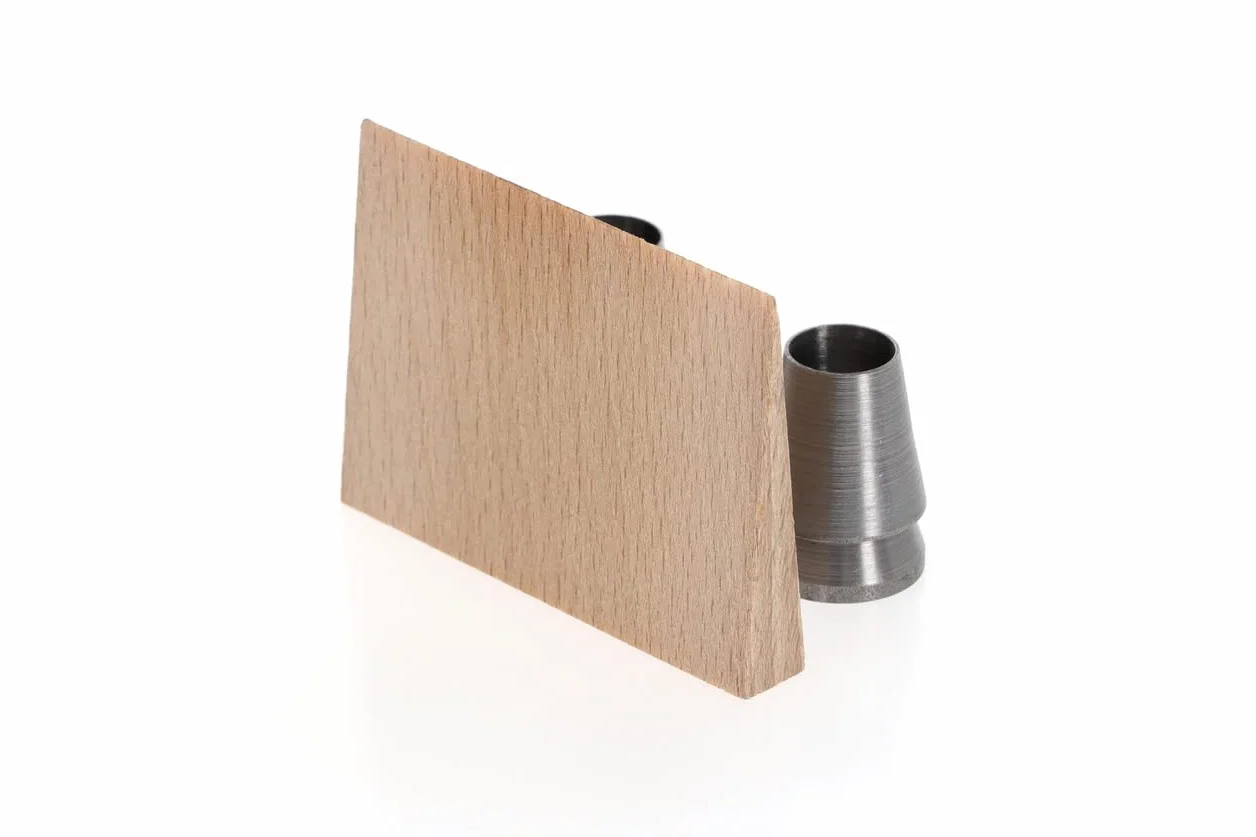 OCHSENKOPF Set per Fissaggio di 3 Pezzi, Cunei Tondi e Cuneo di Legno per Asce Pesanti, Utensile Forestale