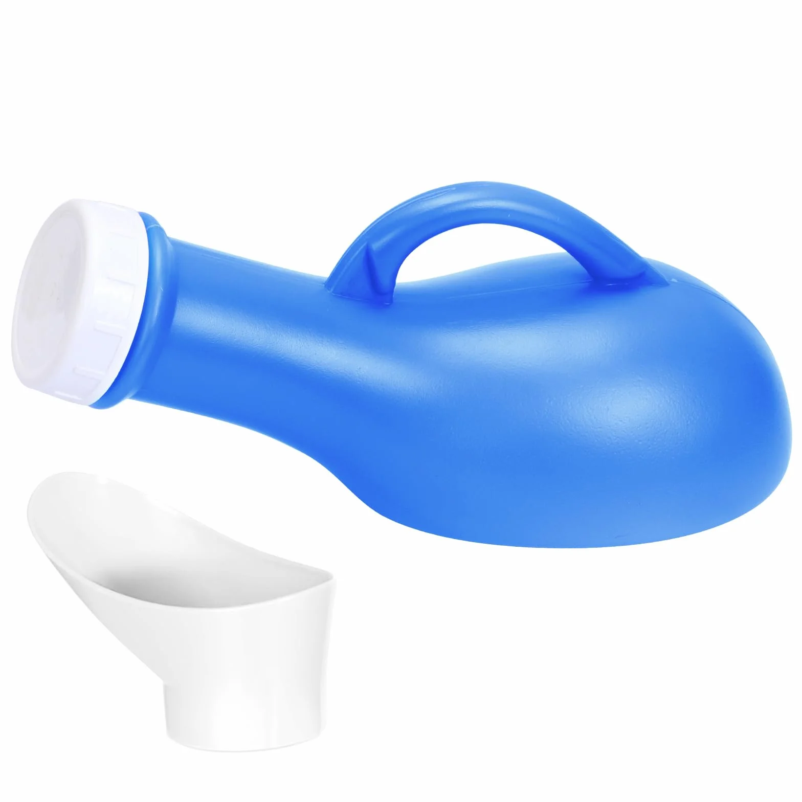 Bottiglie per urina da 1000 ml, per uomini e donne, portatili, con coperchio, unisex, per viaggiare e a casa