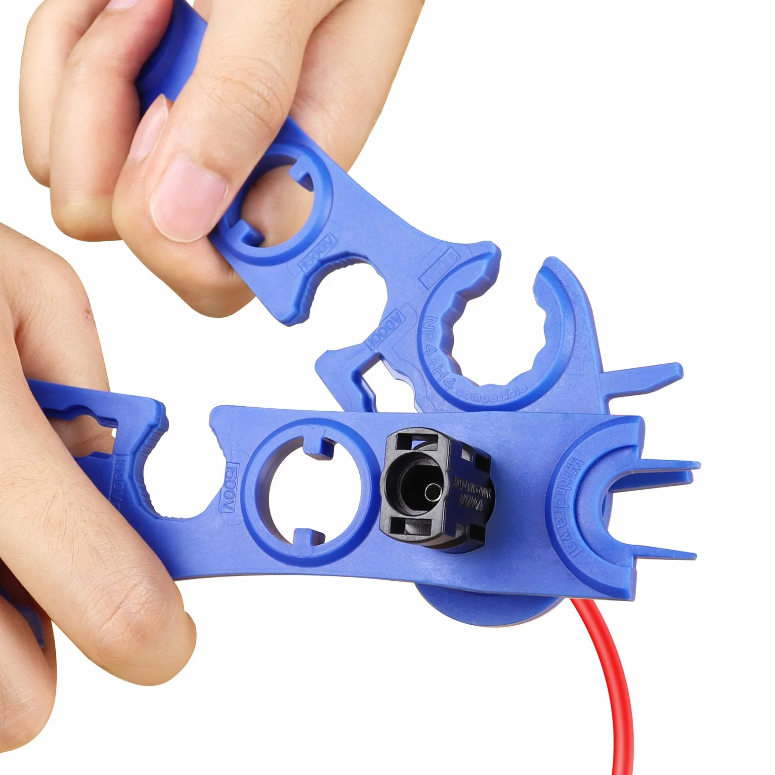 YAODHAOD 2PCS chiave del connettore solare, chiave di assemblaggio della spina solare per cavo del pannello solare, cavo del sistema fotovoltaico e strumento di assemblaggio del connettore