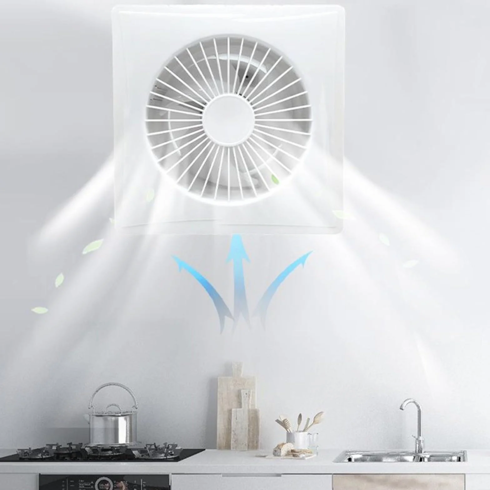 FACAIIO Pannello solare ventola 12V 8W anti-zanzare valvola di ritegno scarico per serre capannoni