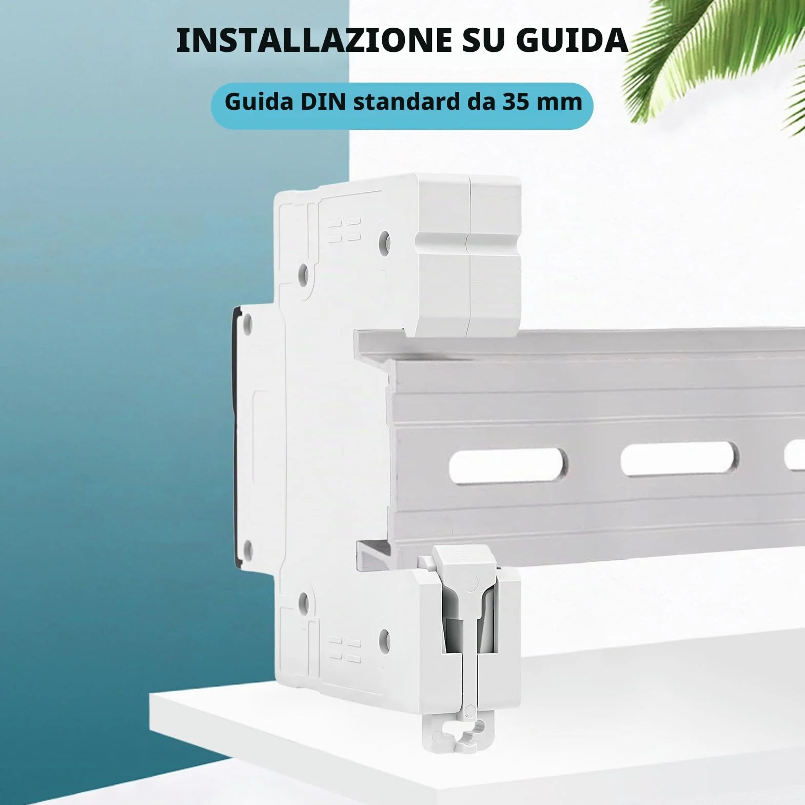 Interruttore Smart WIFI 63A Tuya interruttore Intelligente wifi controllo vocale 5 Modalità di Temporizzazione AC 230V smart switch monitoraggio energetico Compatibile con Alexa/Google Home GWS10-WJ