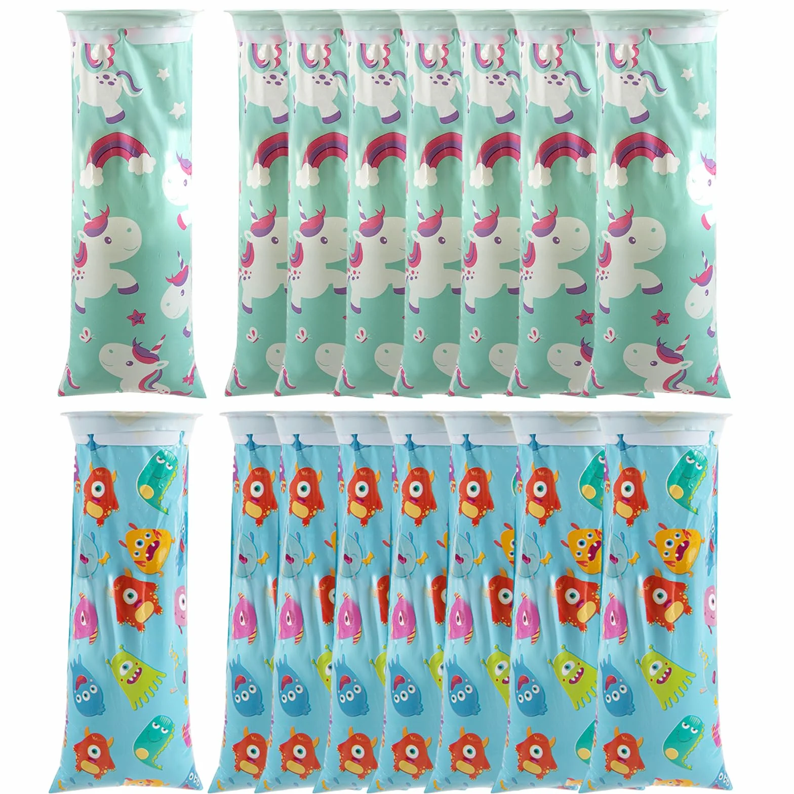 Vomit Bag 16PCS 1500ml Sacchetti Monouso Emesis Per Auto Autobus Aerei Cinetosi da Viaggio Cartoon Style
