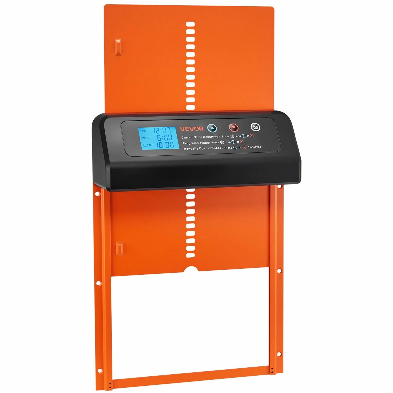VEVOR Automatica Porta Pollaio Apriporta in Lega Alluminio Impermeabile Timer Antipizzicamento
