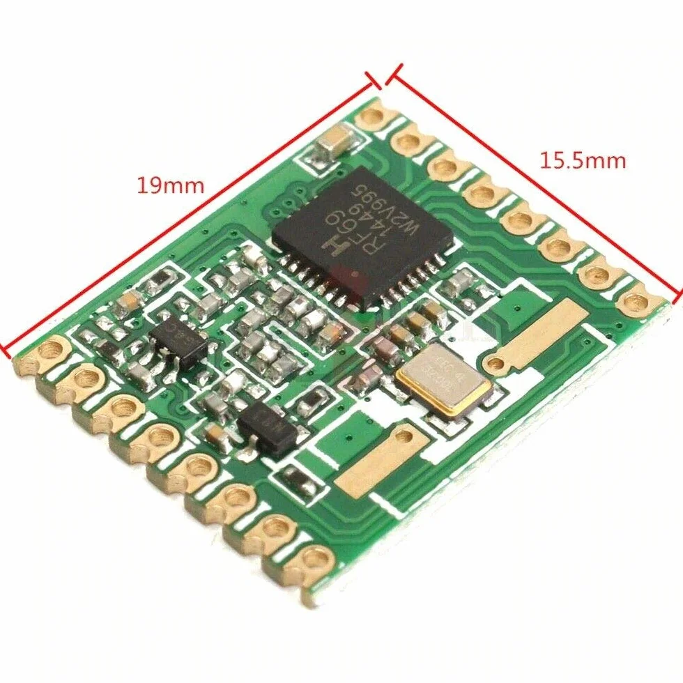 HopeRF RFM69HW 433MHz + RFM12B Wireless Transceiver 5pcs
