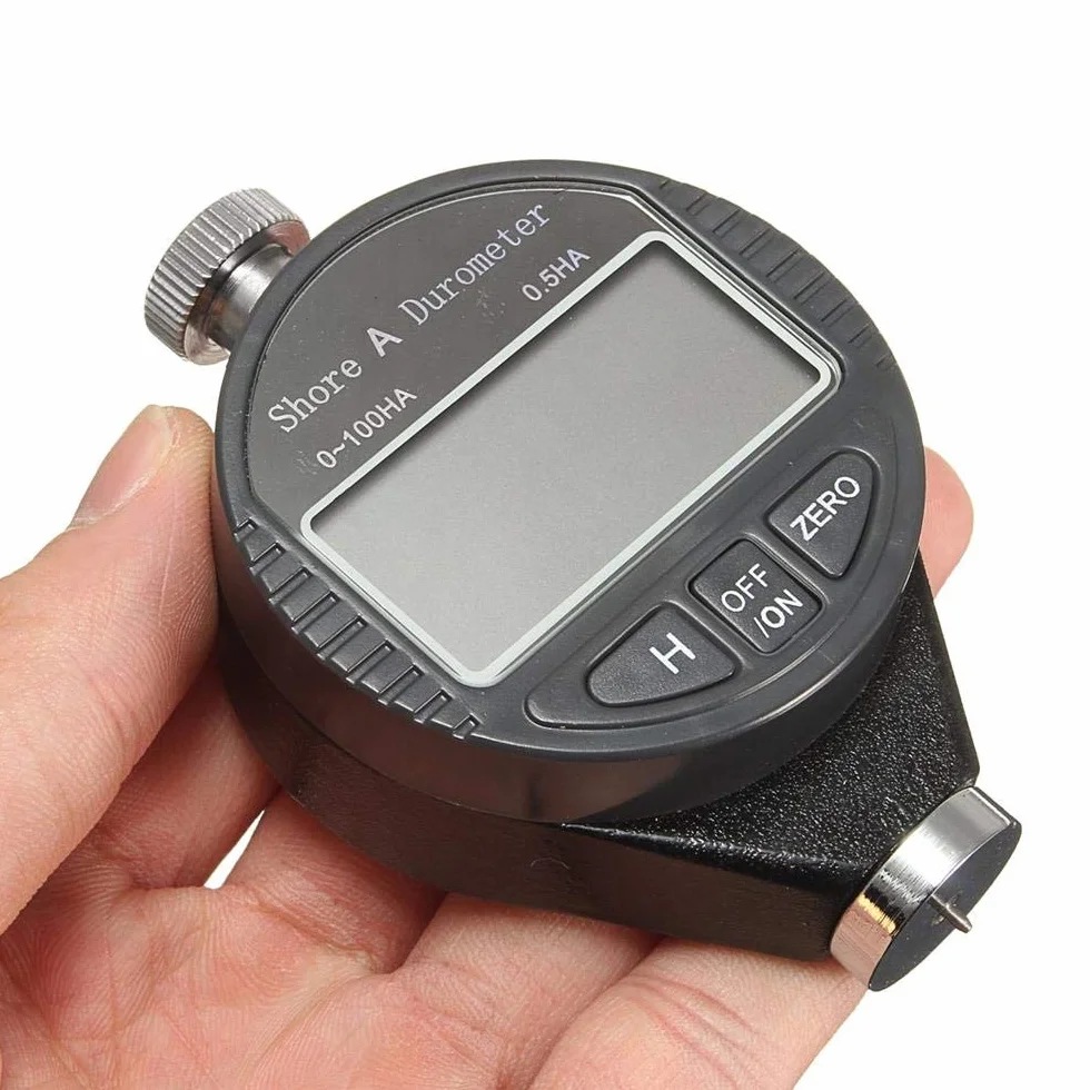 OBEST Durometro Digitale Shore A Schermo LCD Misura Durezza Plastica Gomma Silicone Pneumatici 0-100HA