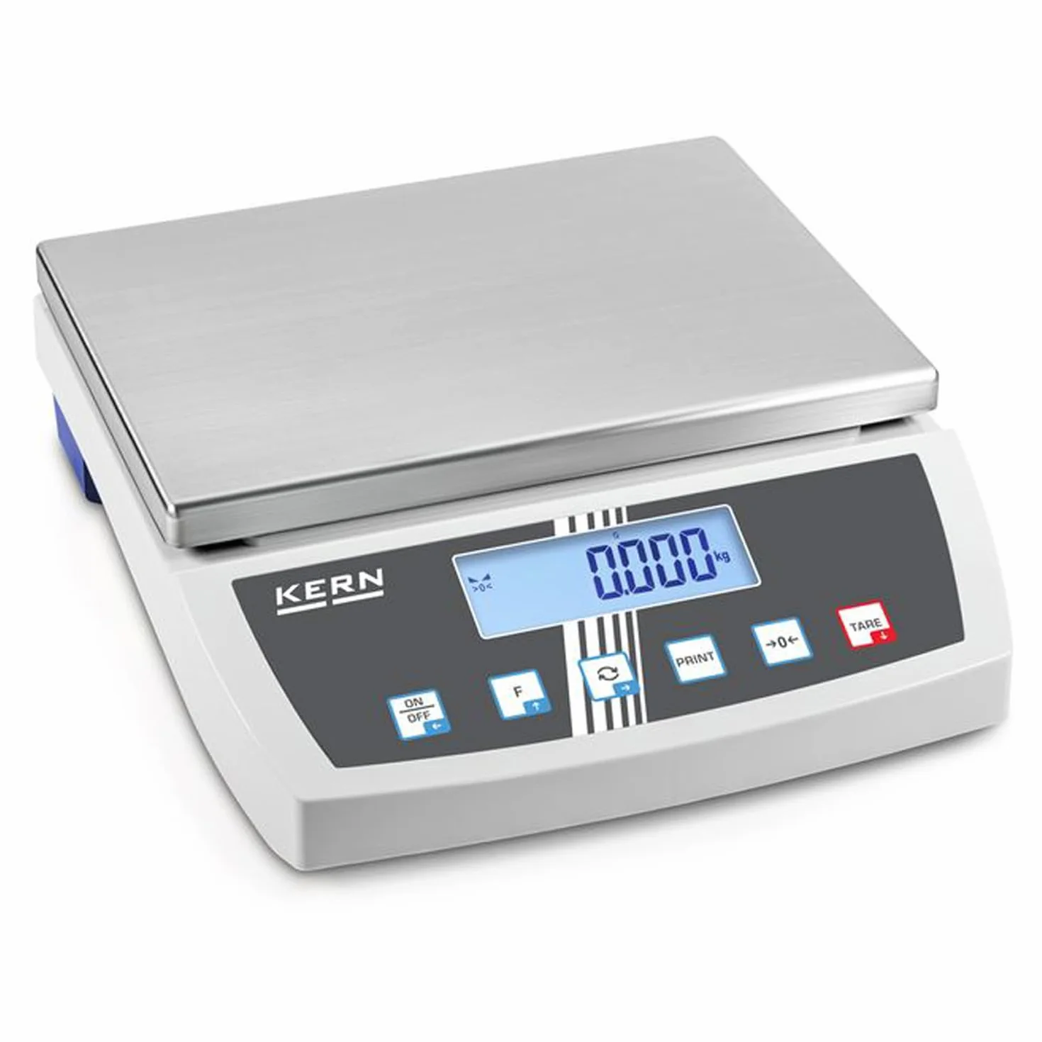 Bilancia da tavolo con grande piano di pesata [Kern FKB 30K1A] precisione fino a 1 g, portata max. 30 kg