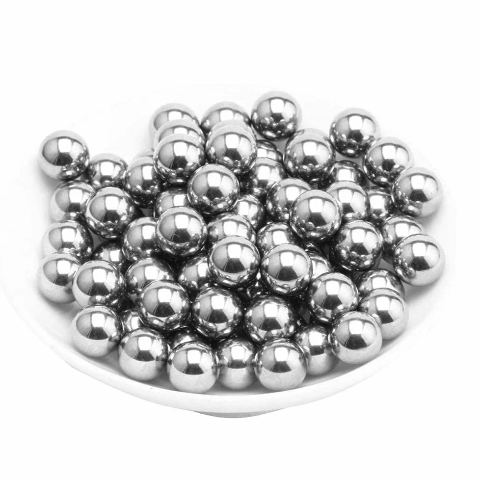 Sfera in acciaio ad alta precisione, 7,08 7,1 7,144 7,2 7,3 7,35 7,4 7,5 7,6 7,67 mm sfera in acciaio-7,2 mm circa 656 grani per chilo