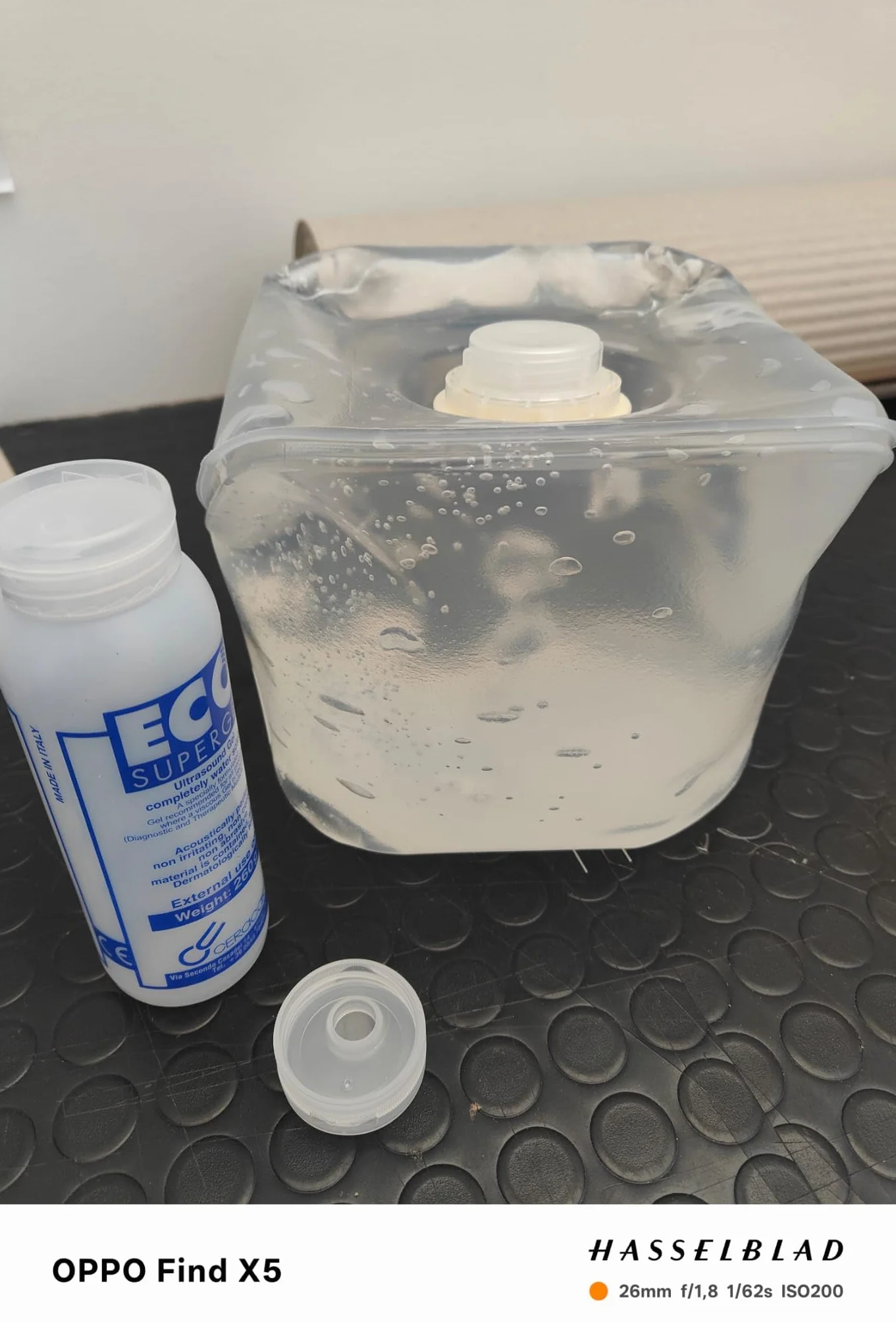 Set 2 Pezzi Gel Ultrasuoni Trasparente 5 Litri – Gel Conduttivo ad Alta Scorrevolezza per Ultrasuoni e Luce Pulsata – Formula Senza Sali – Uso Professionale ed Estetico