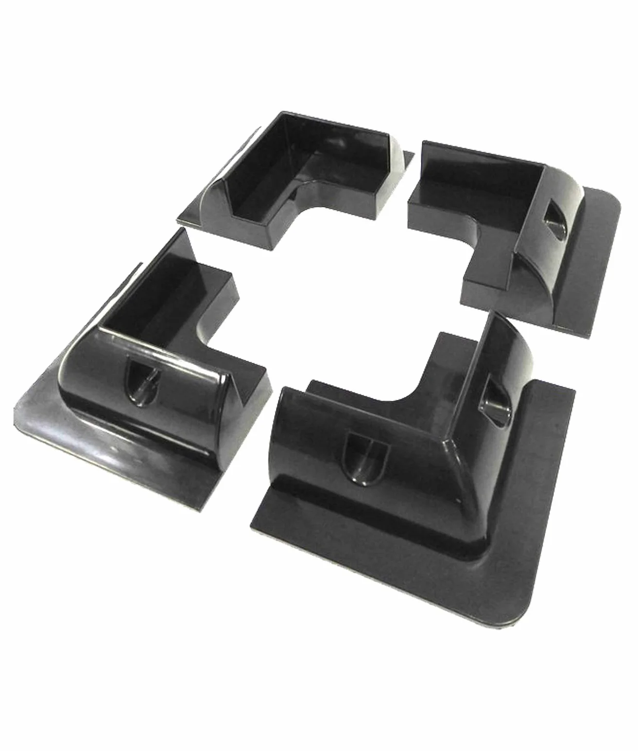 enjoy solar ABS 4 pezzi supporto angolo sostegno spoiler modulo solare nero per camper caravan barca
