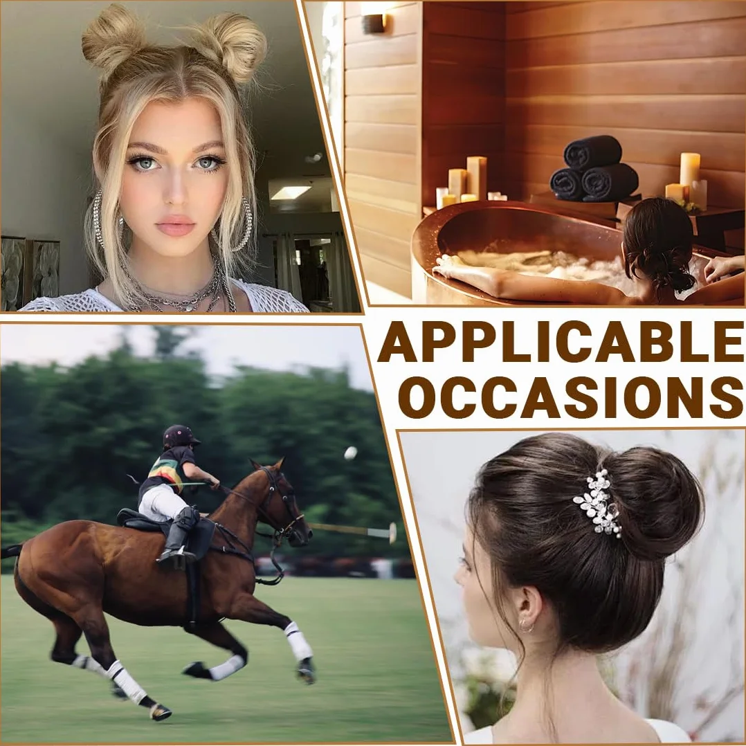 Retine Per Capelli Chignon Set 40 Retine Invisibili 80 Forcine Per Capelli Elasticizzati