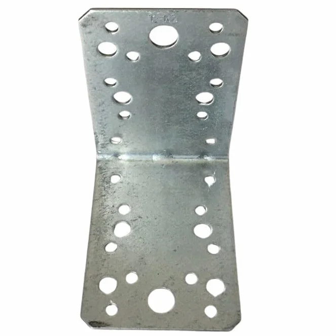Piastra Angolare in ferro zincato cm 9 x 9 x 6,5