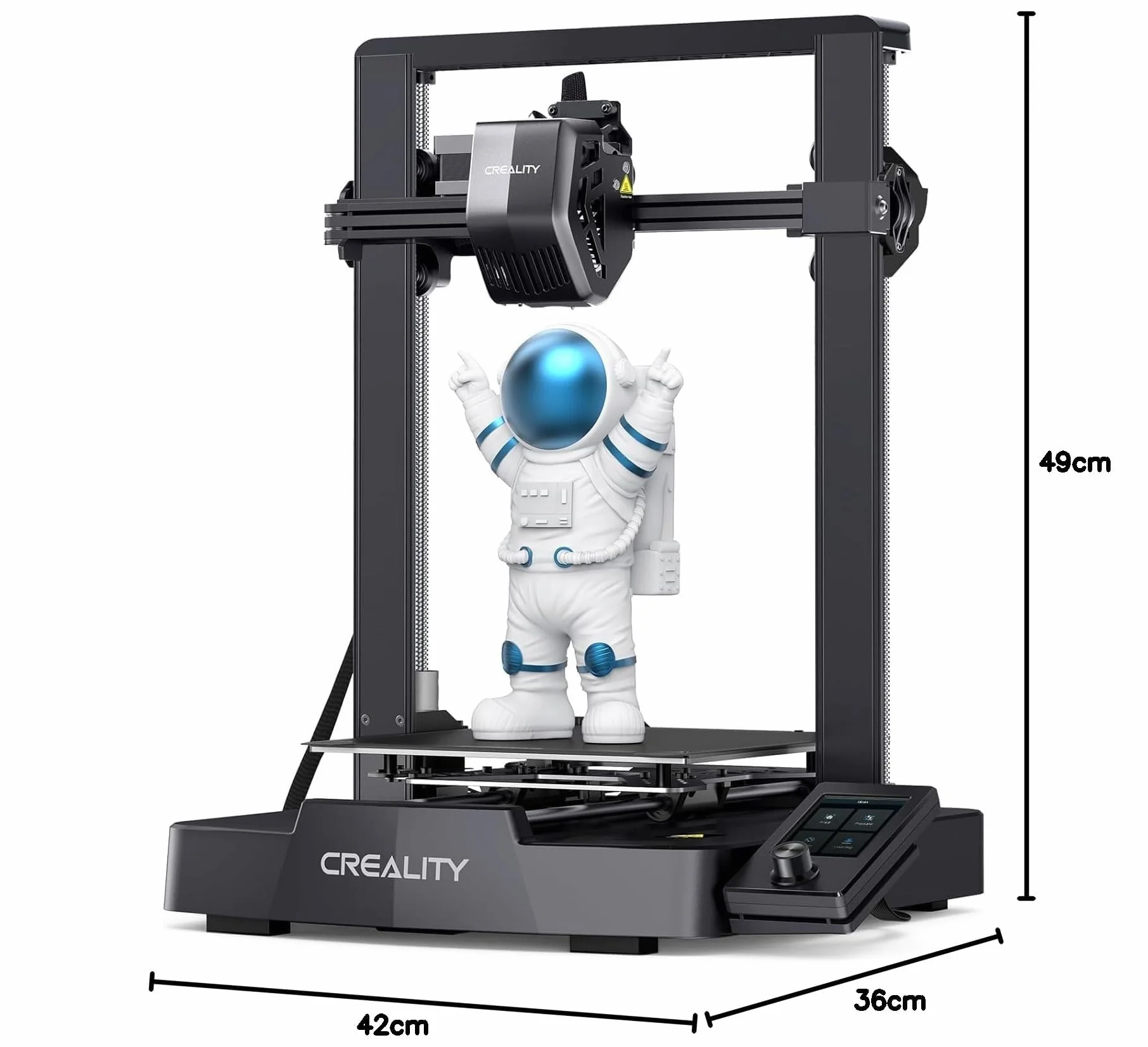 Creality Ender-3 V3 SE - Stampante 3D per principianti con livellamento automatico, estrusore Sprite Direct 250 mm/s, velocità di stampa 220 × 220 × 250 mm