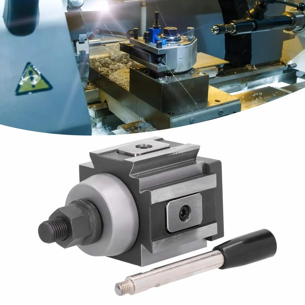 Tornio CNC Portautensili Portautensili a Cambio Rapido Supporto per Tornio a Colonna a Pistone AXA Portautensili per Tornio CNC 6-12 Pollici 250-100 con Struttura di Bloccaggio a Pistone ed