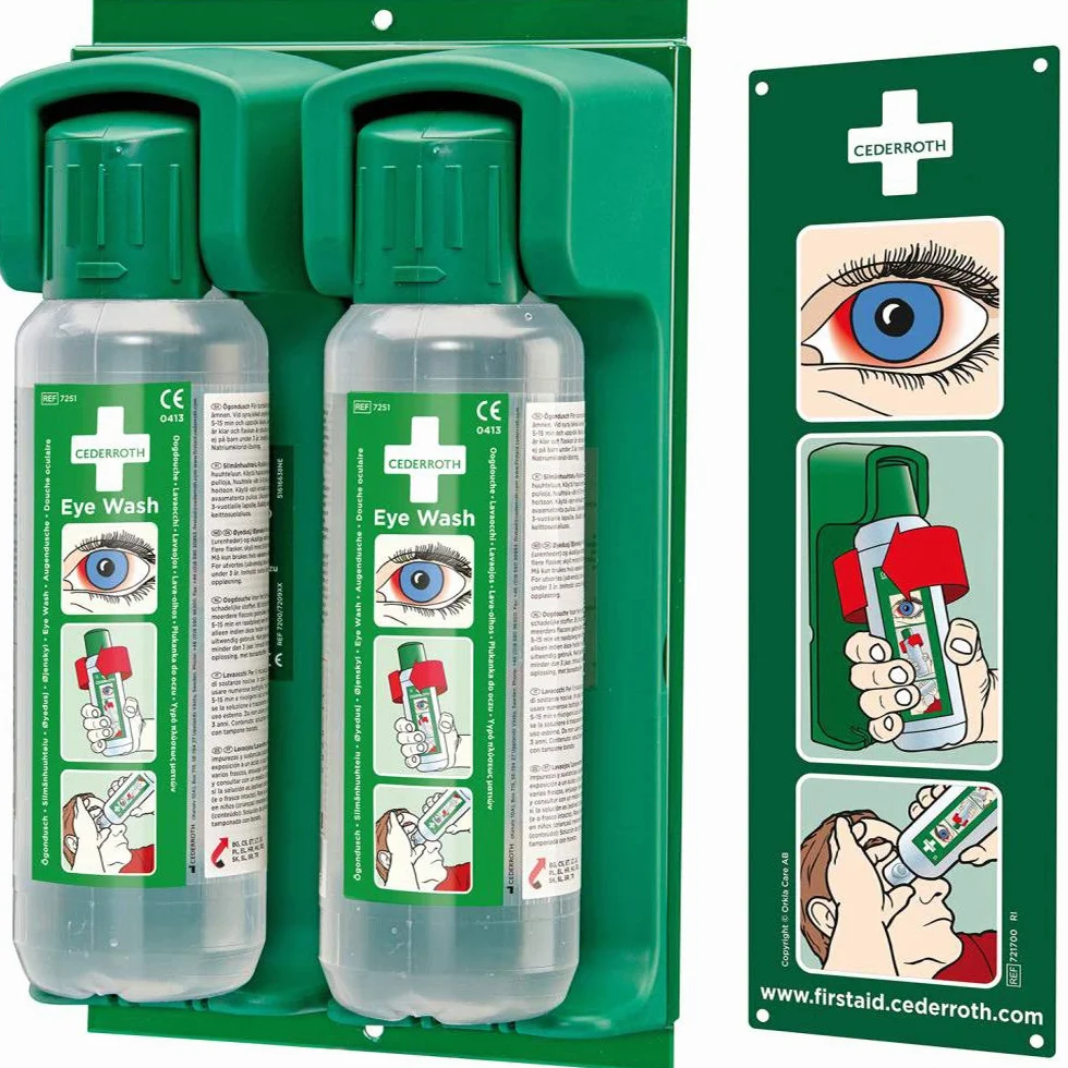Cederroth Supporto da parete per 2 flaconi 500 ml
