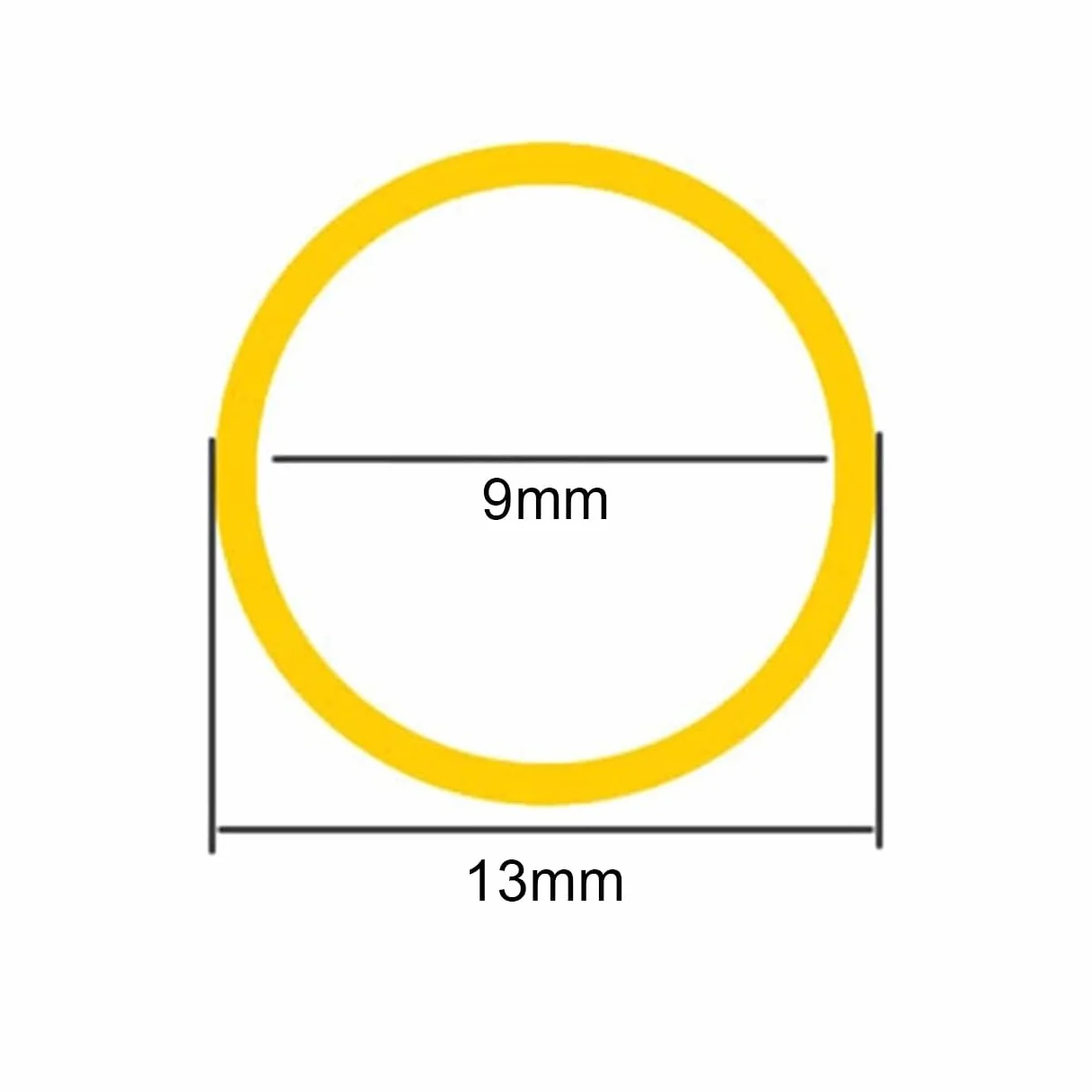 Tubo Tondo in Ottone H62 50cm 13mm Diametro Esterno Spessore Parete 0,5/1/1,5/2mm Senza Saldatura