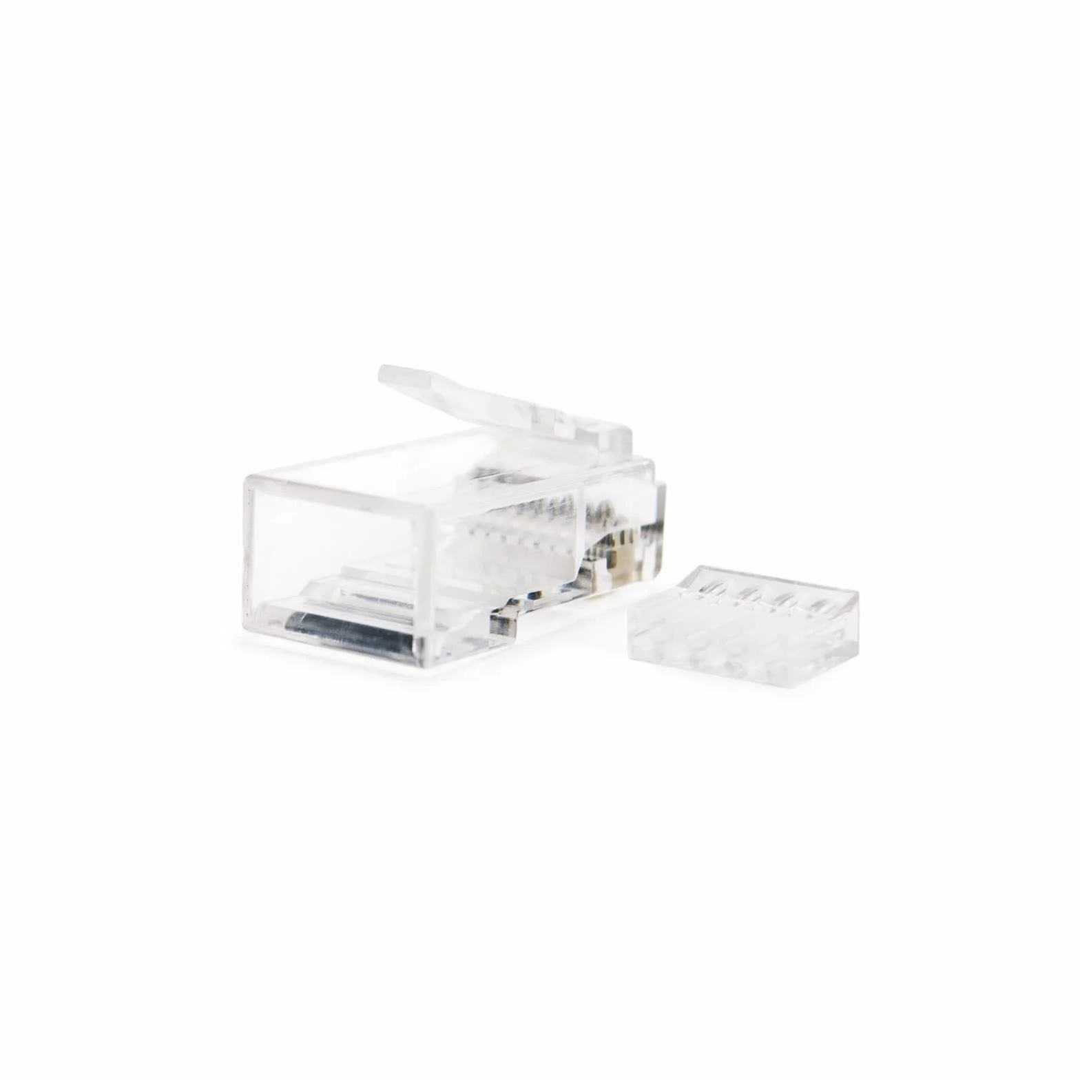NANOCABLE CONNETTORE RJ45 8 FILI CAT.6 50 UNITÀ BORSA Trasparente