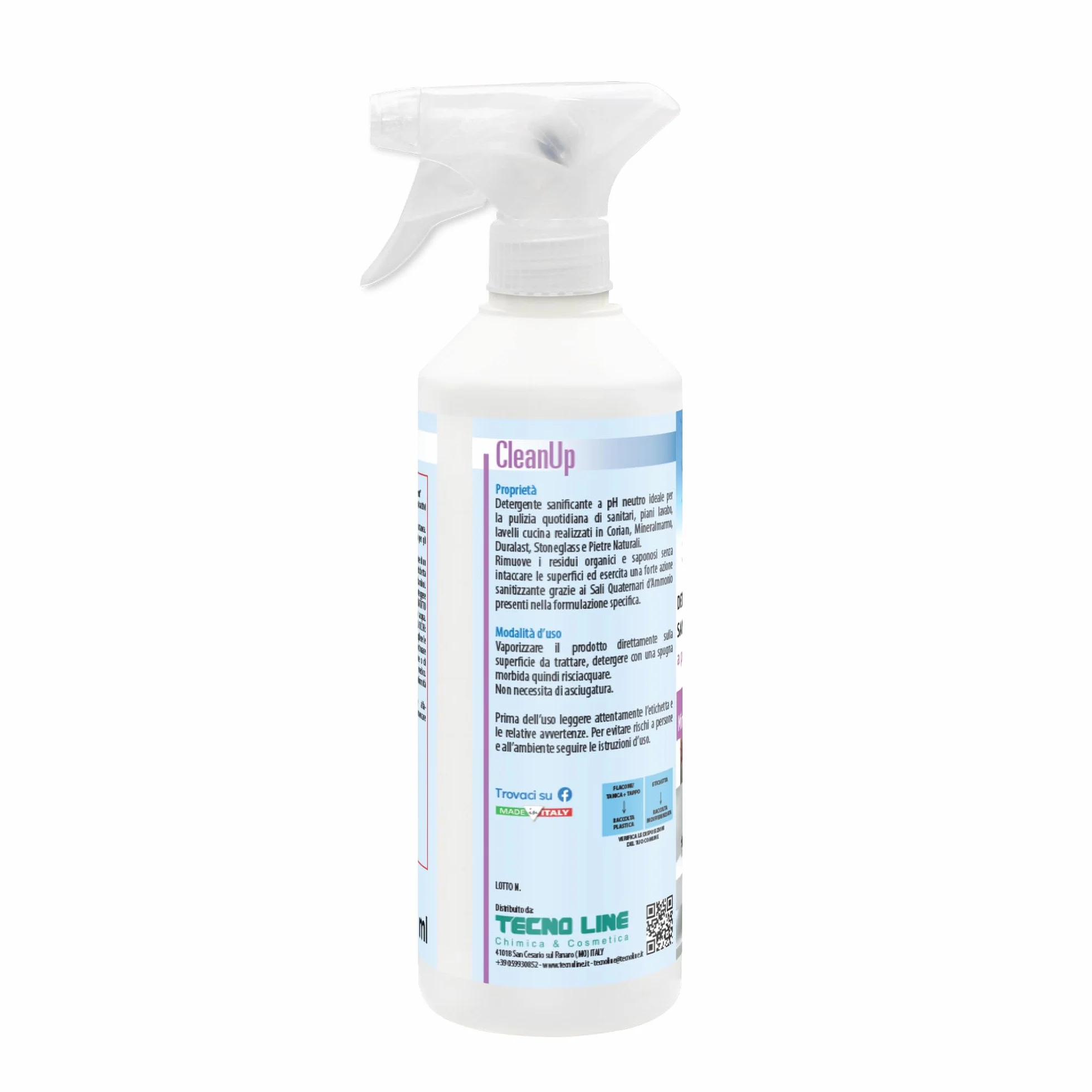 Detergente pH Neutro per Corian 500 ml – Pulizia Vaporizzatore per Superfici Delicate e Pietre Naturali