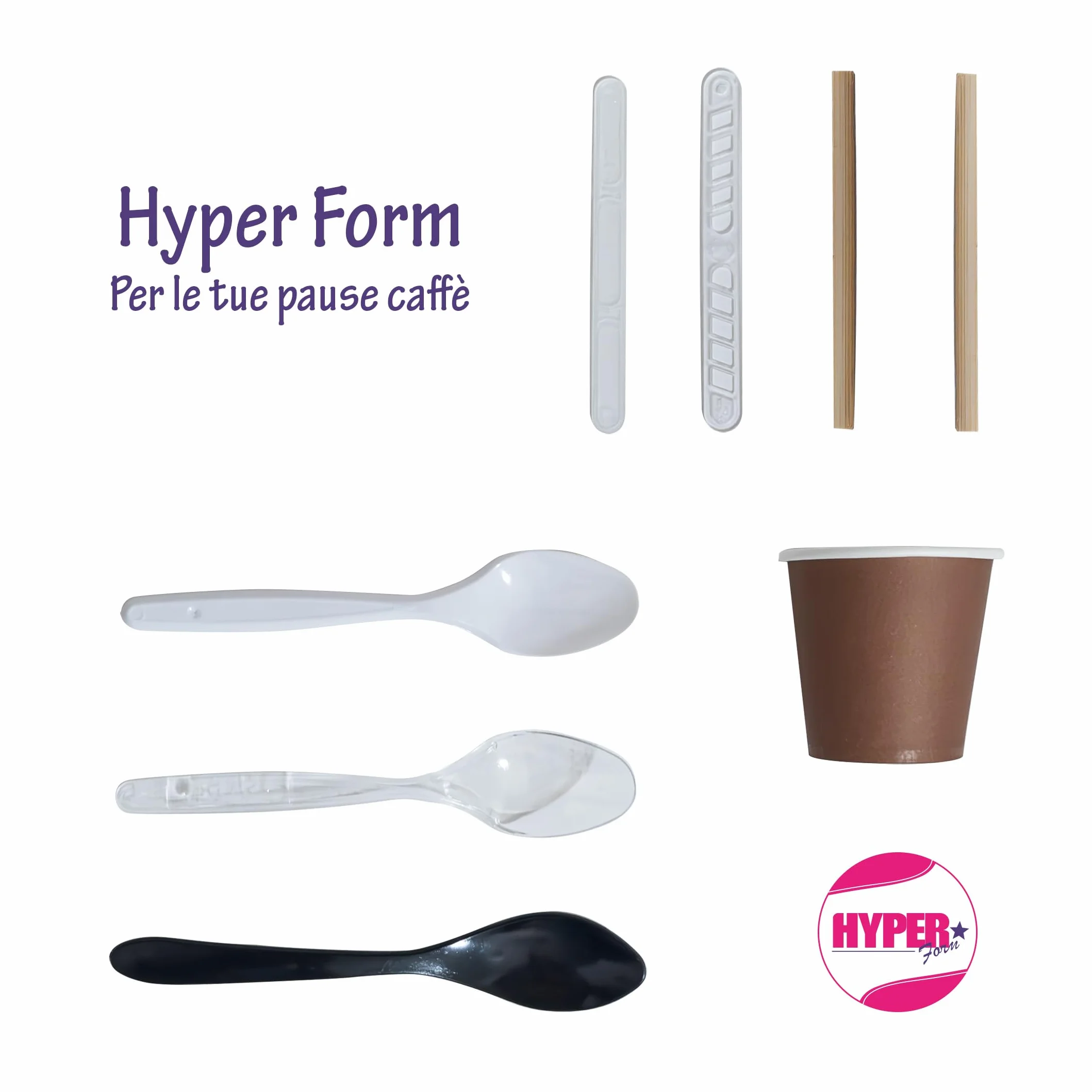 HYPER form 600 Palette Caffe' palettine sigillate incartate in plastica riciclabile