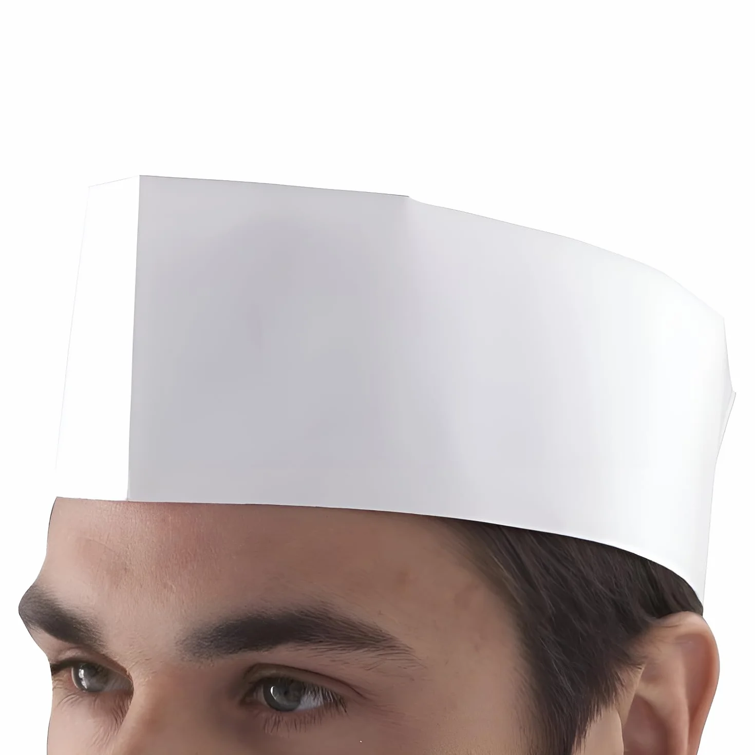 Genware bustina NEV-DM07W da cuoco in carta monouso confezione da 100