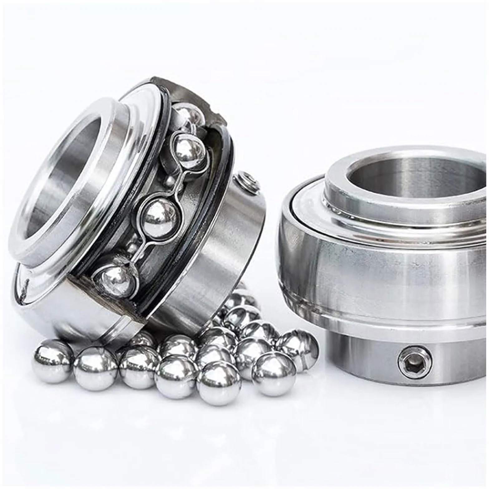 620 Pz Sfere Acciaio Cuscinetto Bici, Sfere Acciaio Inossidabile, Cuscinetti a Sfera in Acciaio, Acciaio Inox Cuscinetti, Per pezzi di ricambio di ruote di bicicletta, 1-8 mm (12 misure)