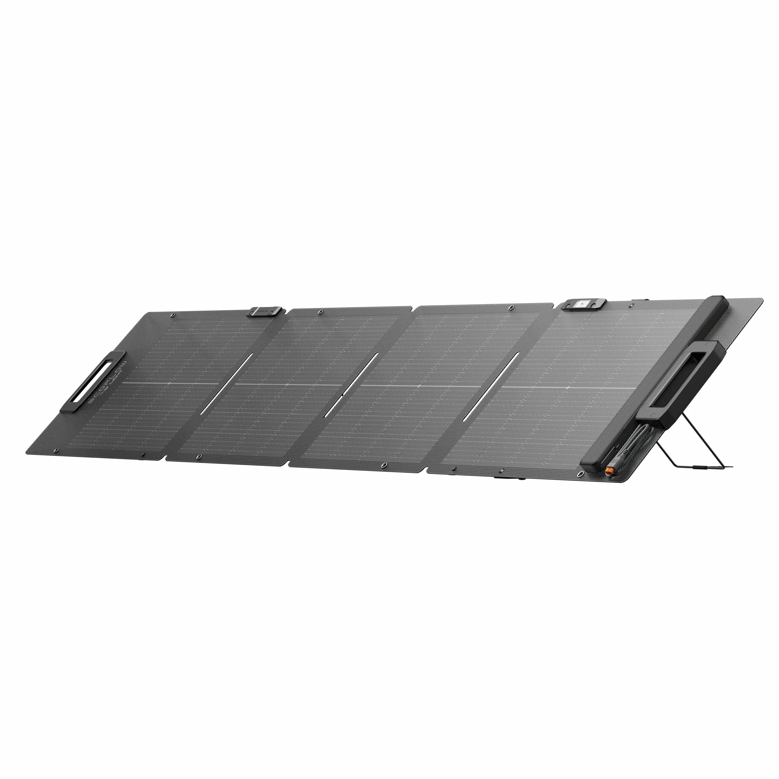 ECOFLOW Pannello Solare Portatile 110W per Centrale Elettrica, Sistema di Ricarica Solare Pieghevole, Concatenabile, Cavalletto Regolabile, Impermeabilità IP67, per l’Uso all’Aperto, Campeggio