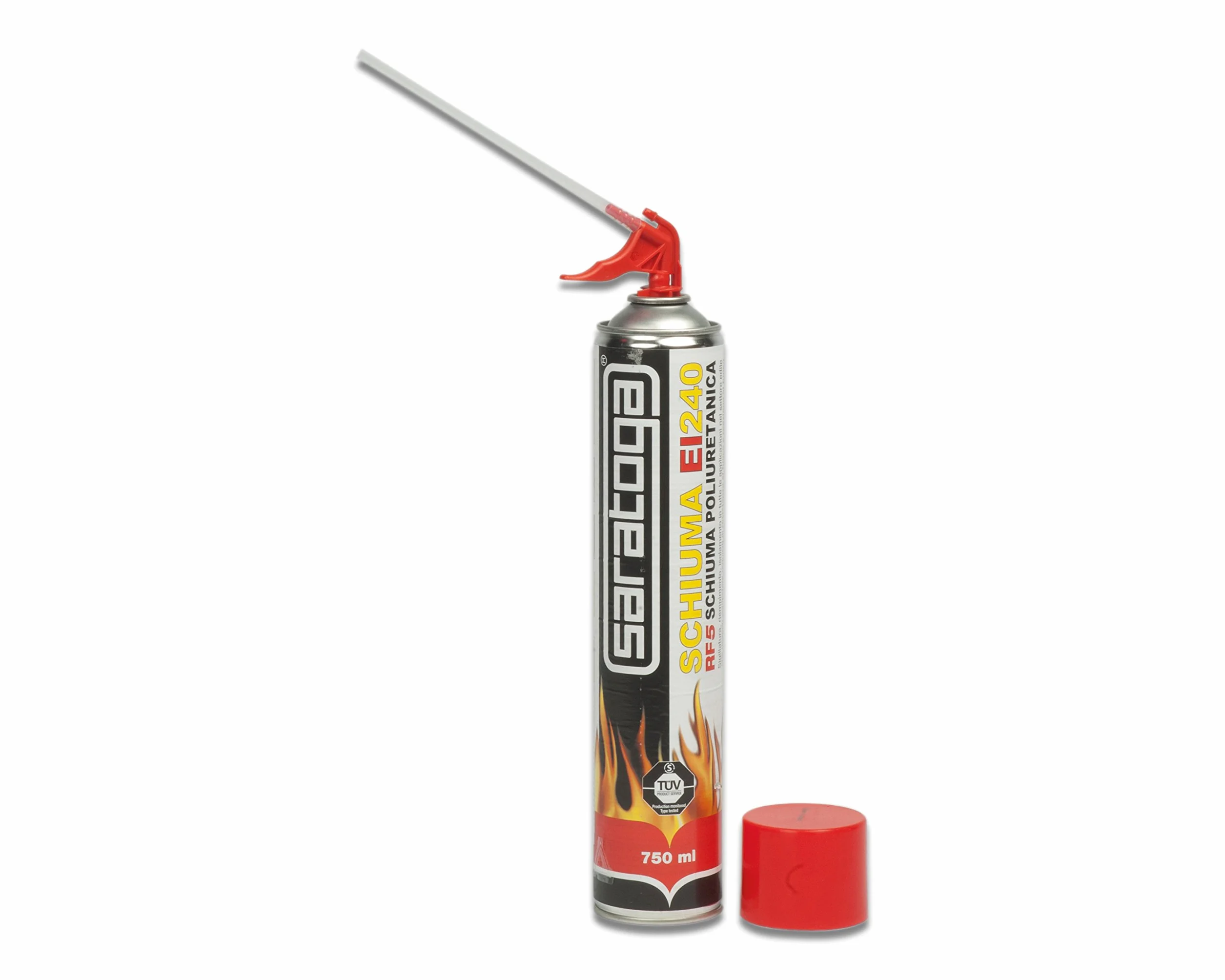 SCHIUMA POLIURETANICA MANUALE EI 240 RF5 ROSSO 750ML
