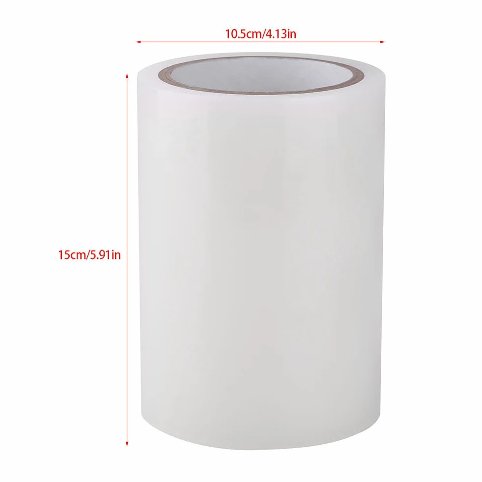 Pellicola di plastica,1 Rotolo 15 x 10,5 cm Forte Adesivo USA e Getta Scarpe Covers Membrana Pellicola per Dispenser Automatico