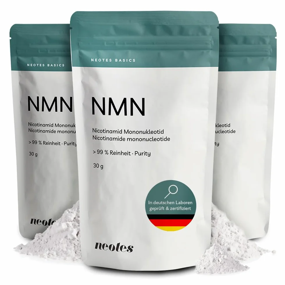 NMNeotes Polvere pura di NMN (Nicotinamide Mononucleotide) >99% senza additivi Materia prima testata in laboratorio Germania per uso di ricerca