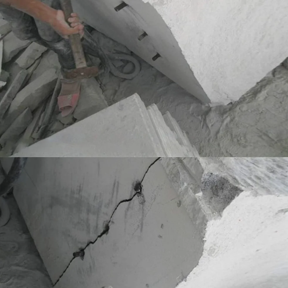 Rock Stone Splitters 30mm Metal Wedges Concrete Rock Splitter for Granite Marble