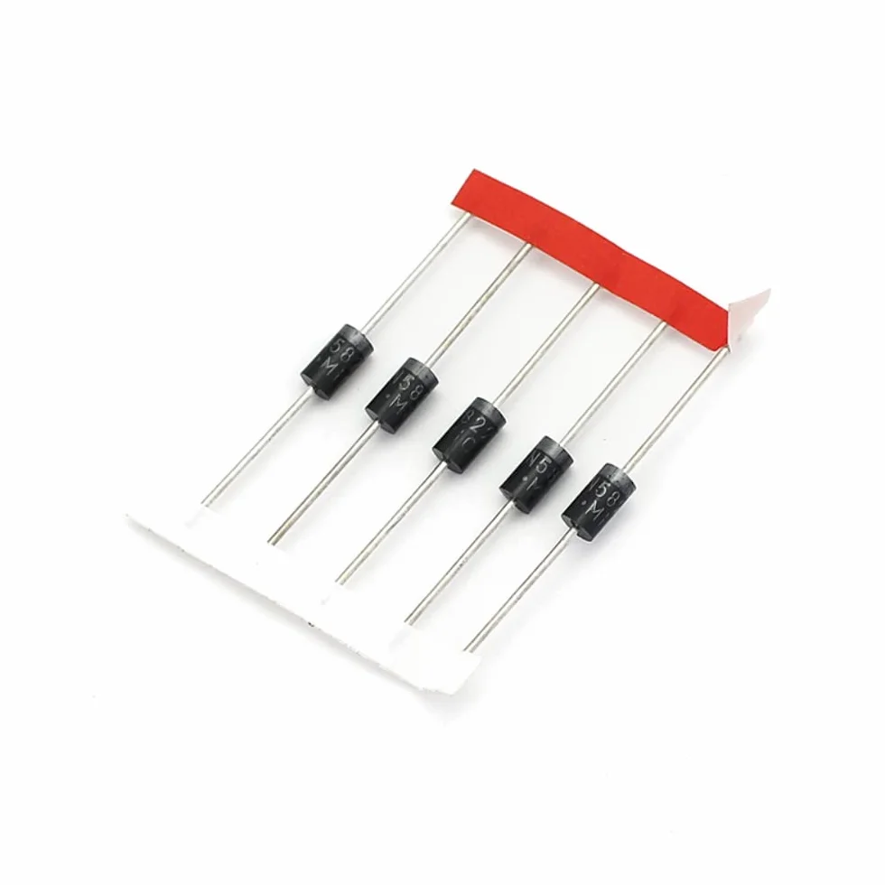 DollaTek 100Pcs Set 8 Values Rectifier Diode Assortment Kit for Arduino 1N4148 1N4007 1N5819 1N5399 FR107 FR207 1N5408 1N5822