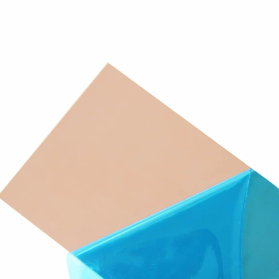 4 Pz 99,9% + Fogli di Rame Puro, 255 x 63 x 0,3 mm di spessore, Calibro 28, Senza Graffi, Piastra di Rame con Pellicola