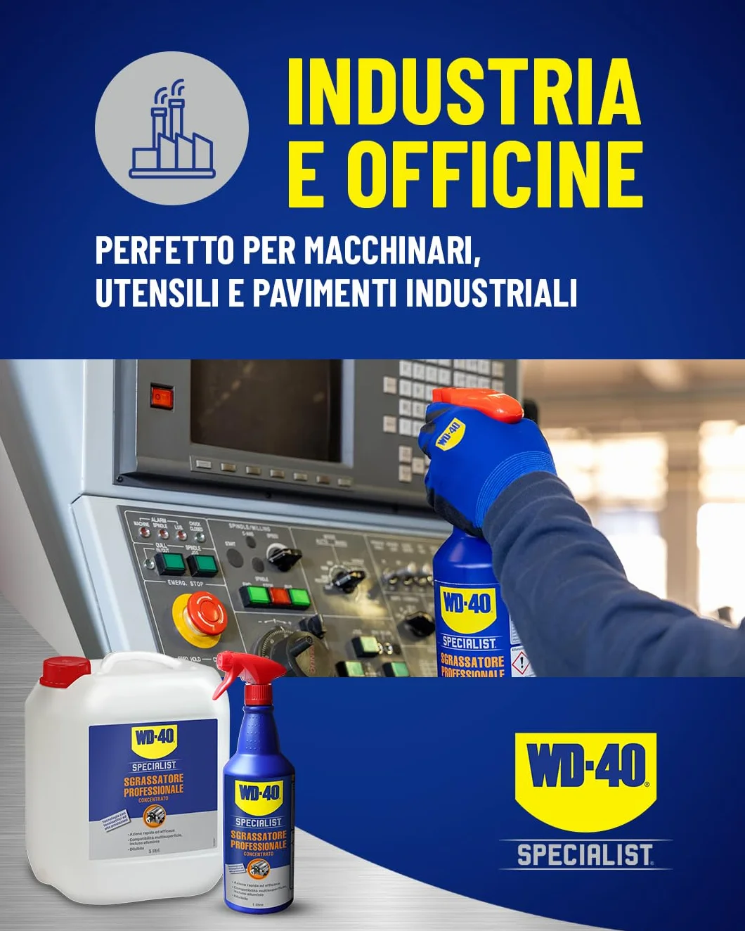 WD-40 Specialist Sgrassatore Professionale Concentrato Formula Diluibile 1 Litro