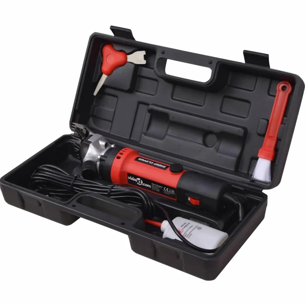 vidaXL Set Tosatrice per Pecore 7 pz 550 W