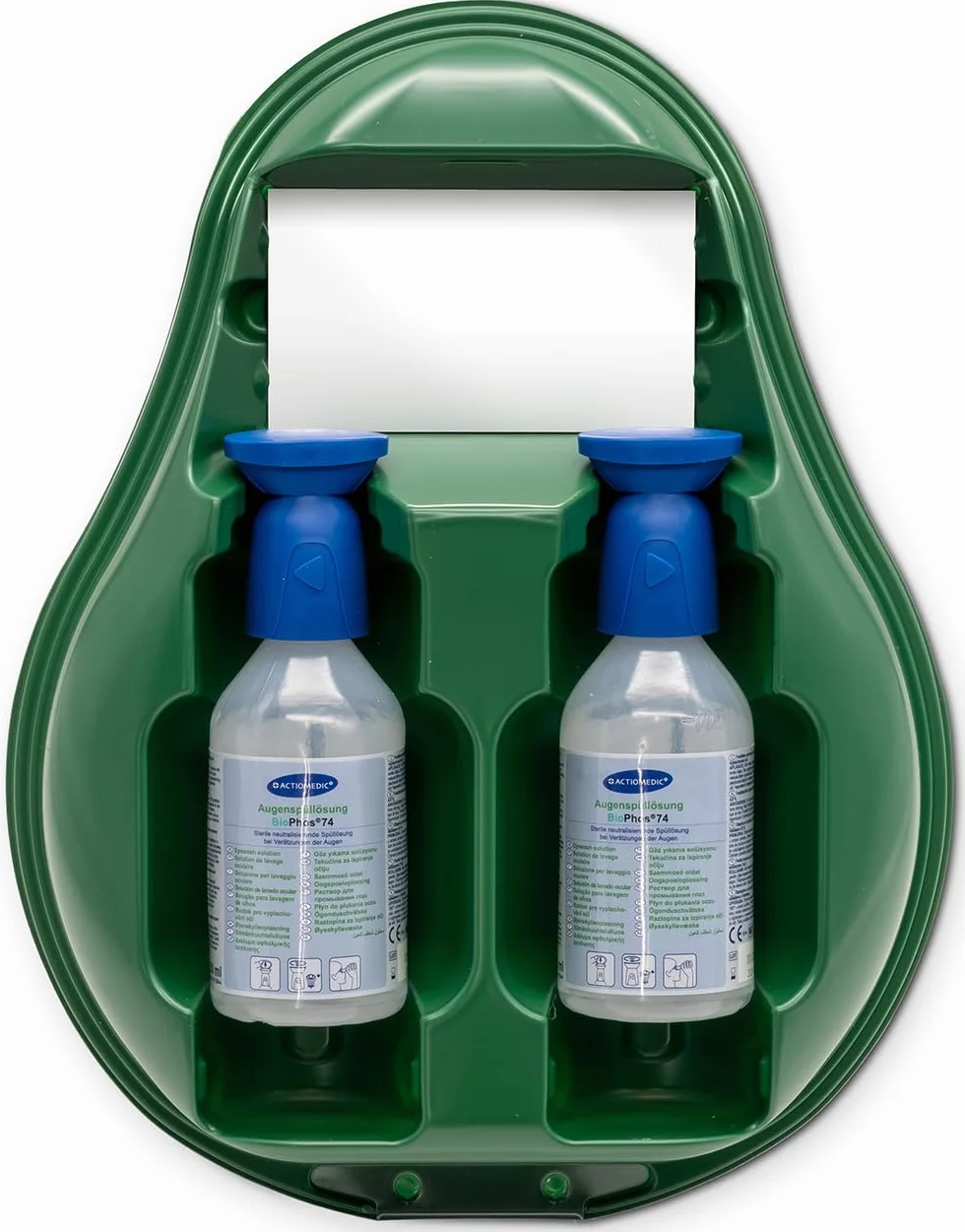 Kit Lavaggio Oculare Emergenza Soluzione Salina 2x250 ml PH neutro 320x410x80 mm