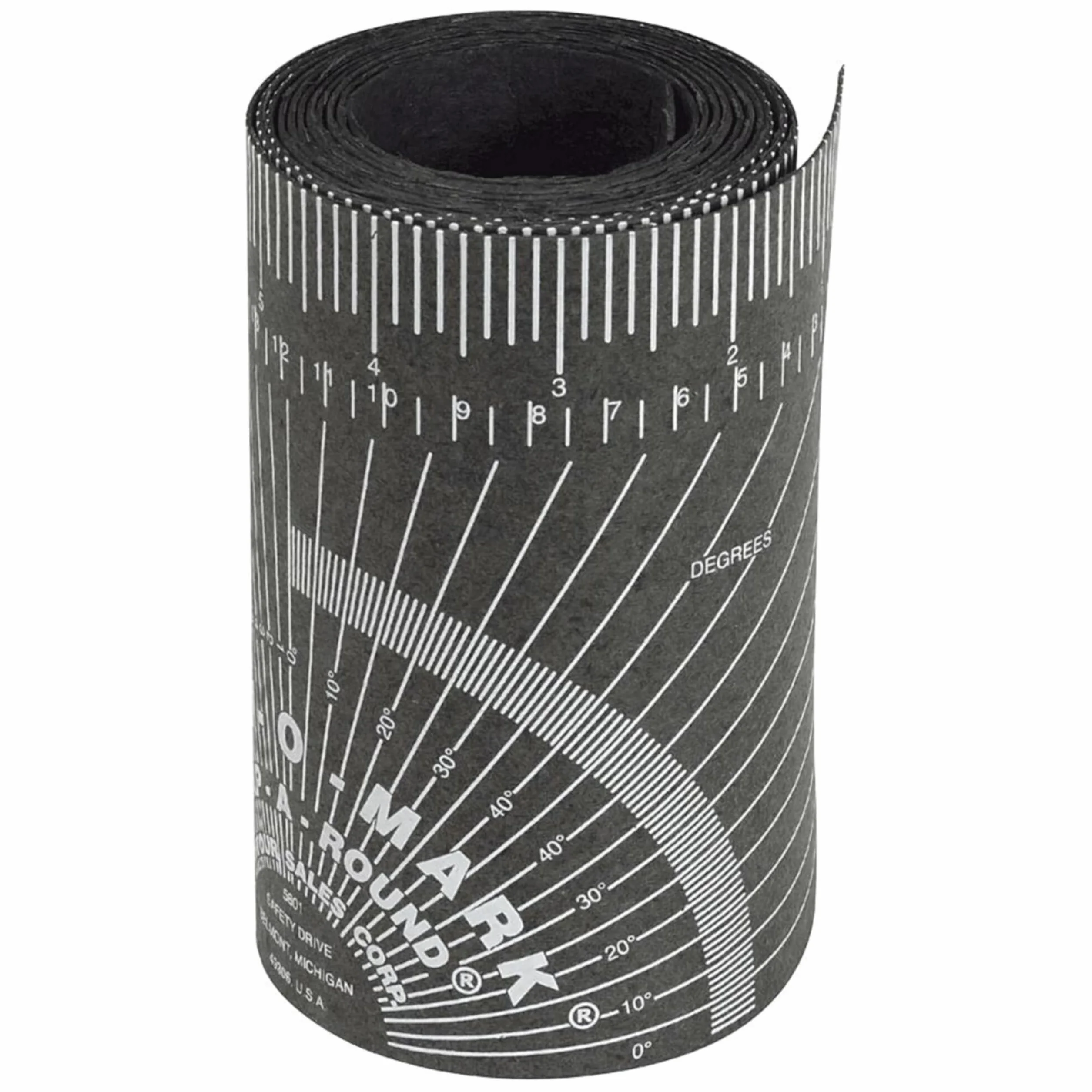 Jackson Safety Righello Curv-O-Mark Wrap-A-Round XX-grande nero diametro tubo 6-16 cali