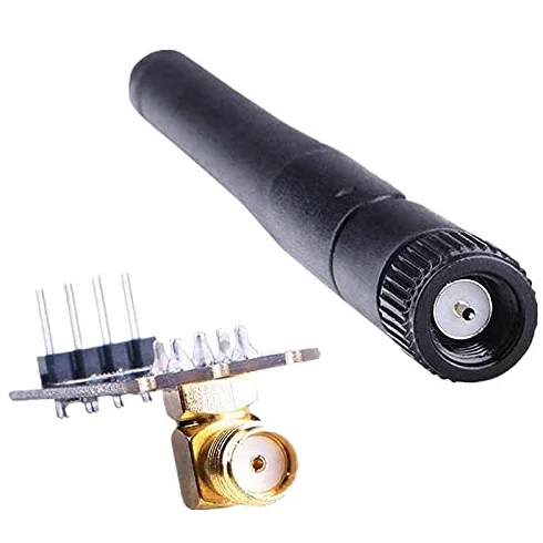 Lanko Modulo ricetrasmettitore RF NRF24L01+PA+LNA antenna SMA 2,4 GHz 1100M NRF24L01 fili