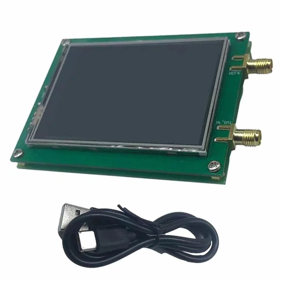 Lecreatekit MAX2870 Generatore di segnale RF 23,5 MHz-6 GHz PLL TCXO 0,5 ppm Touchscreen SMA