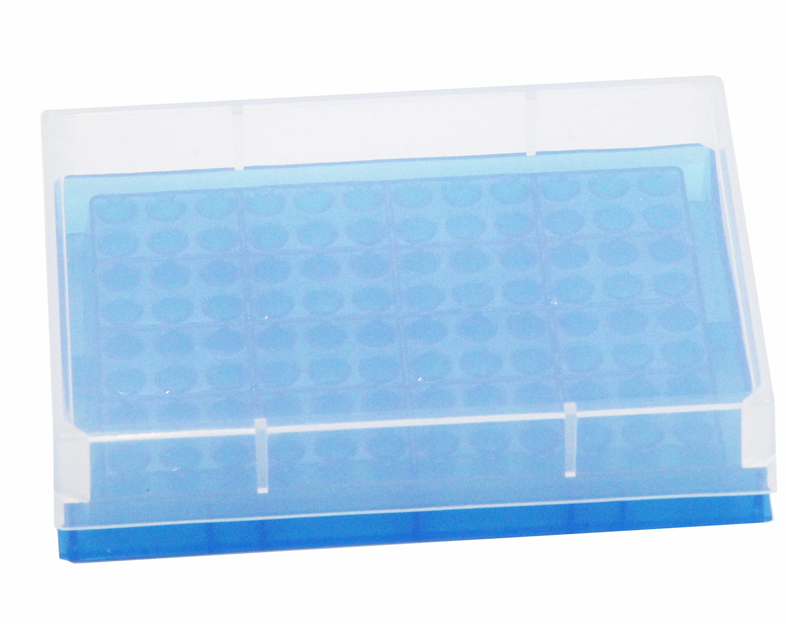 Rack per provette PCR per microtubi 0,2 ml, Matrice 8x12, Blu/Giallo/Viola/Verde