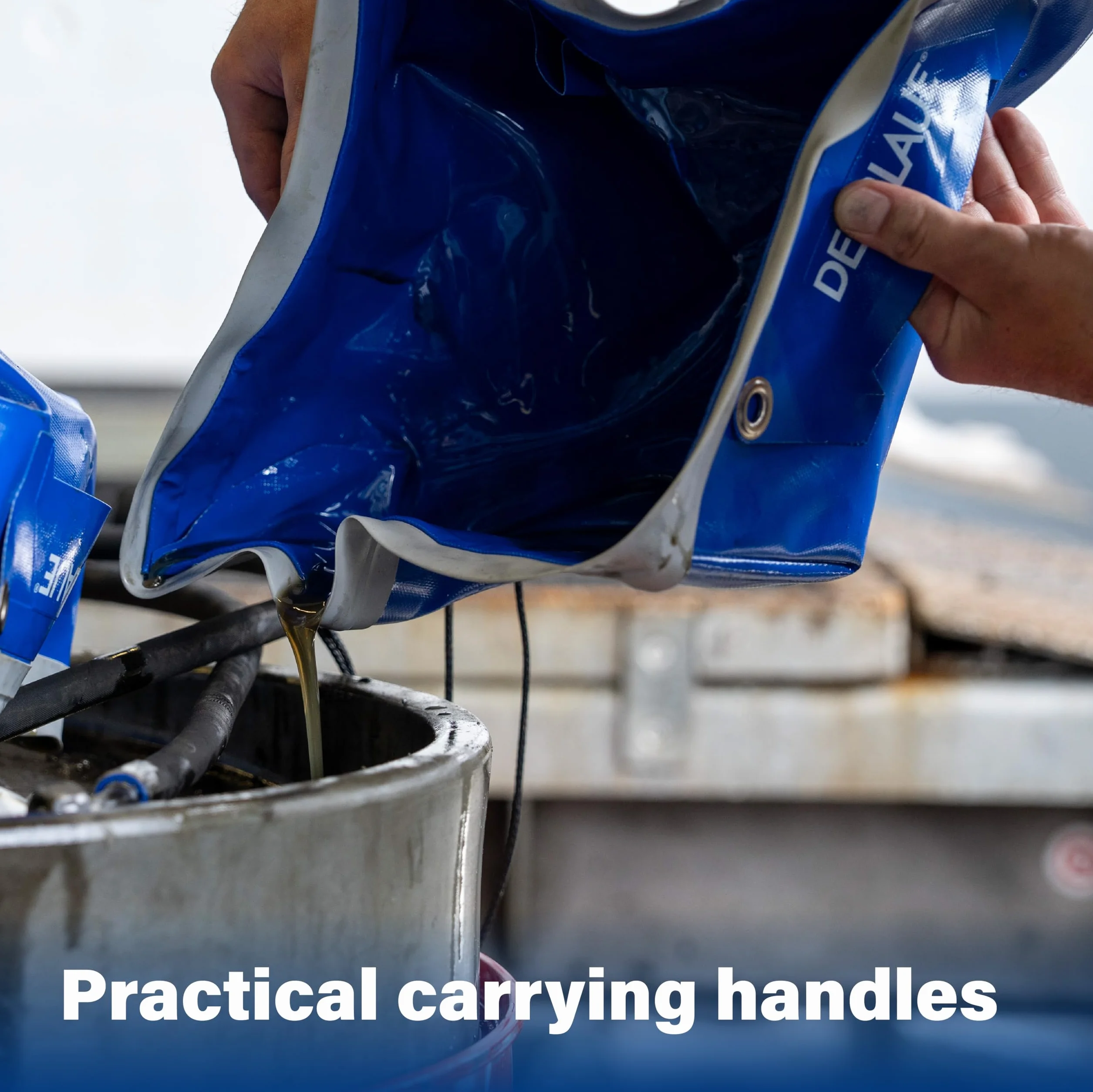 DERBLAUE® Vasca professionale di raccolta per H20 e HYD